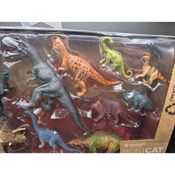 Animal Planet Valley Of Dinos Prehistoric Adventure Playset 14-Piece Plastic Fig - Picture 4 of 9